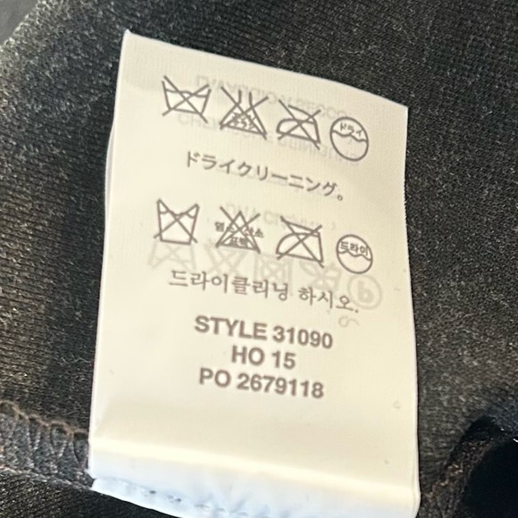 J. Crew Pixie Pants 10S Skinny Dark Gray Black Knit High Rise Zip Back Seam NWT - Picture 14 of 15